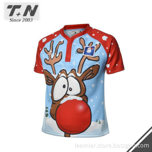 Custom sublimation fancy rugby jersey set